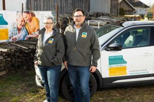 Sabrina und Bernd Butschell bieten Professionelle mobile Pflege